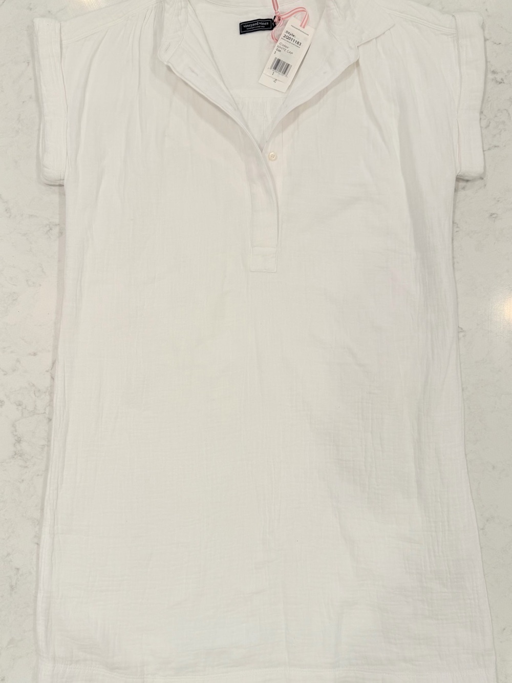Vineyard Vines Margo Gauze Dress - White